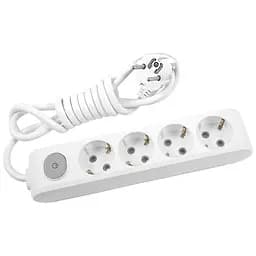 Удлинитель Panasonic X-Tendia с заземлением 4 гнезда, 3 м (WLTA04432GR-UA)