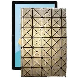 Чехол StatusCASE из экокожи для планшета Blackview Tab 13 Золотой ромб