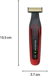 Тример Rowenta Forever Sharp Comfort TN6040F4 для бороди червоно-сірий - мініатюра 3