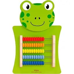 Бизиборд Viga Toys Лягушка со счетами (50679FSC)