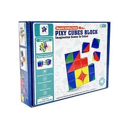 Детская игра-головоломка Магнитные кубики FD136(Multicolor) 16 элементов, 8 карточек