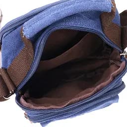 Зручна невелика чоловіча сумка із щільного текстилю Vintage 14,5х19х10,5 см sum0028980 - мініатюра 6