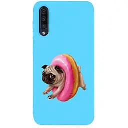 Чехол-накладка Toto Matt TPU 2 mm Print Case Samsung Galaxy A30s/A50/A50s #34 Dog Donat Sky Blue