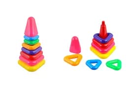 Піраміда трикутна №6, 7 елементів, Бамсик