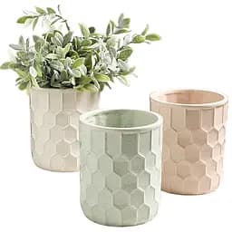 Горшок для цветов Led Honey 13.5 х 13.5 х 13 см без поддона в ассортименте (A040058)
