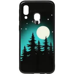 Чохол-накладка Toto Night Light Print Glass Case Samsung Galaxy A40 Full Moon