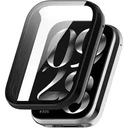 Чохол-накладка DK для Xiaomi Mi Smart Band 9 Pro Пластик Gloss Glass Full Cover (black)