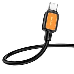 Кабель Hoco X108 Benefit silicone charging data cable Type-C 2,4A/1 м чорний