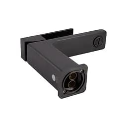 Змішувач для умивальника Qtap Gemini QTGEM270GMB45676 Gunmetal Black PVD Шліфований чорний хром - мініатюра 3