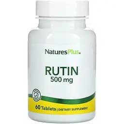Харчова добавка Nature's Plus Рутин 500 мг 60 пігулок
