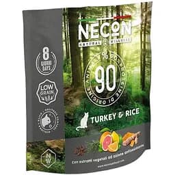 Сухий корм для дорослих котів Necon Natural Wellness Adult індичка та рис 400 г