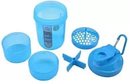 Шейкер спортивний SmartShake Original2GO 600 мл Neon Blue (10560102) - мініатюра 3