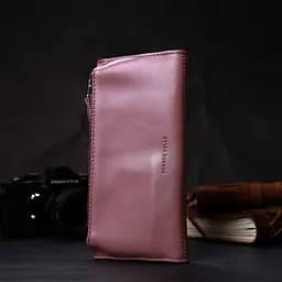 Шкіряний жіночий гаманець Grande Pelle 21х10.5х2 см acs0027019 - мініатюра 8
