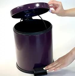 Відро для сміття з педаллю Mertinox 5 л Фіолетовий 4501.2028S.101.05 violet  - мініатюра 3