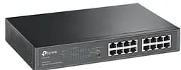 Комутатор TL-SG1016PE 16xGE (8xPoE), 124.4 Вт, WebSmart TP-Link teh0018126 - мініатюра 3