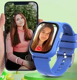 Дитячий 4G смарт годинник-телефон Lemfo M05 з GPS відстеженням, відеодзвінками, камерою та функцією прослуховування Чорний - мініатюра 9