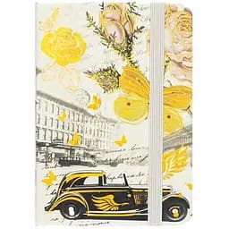 Блокнот А6 Bambi 5702-4 на гумці тверда обкладинка лінія 14х9 см 80 аркушів