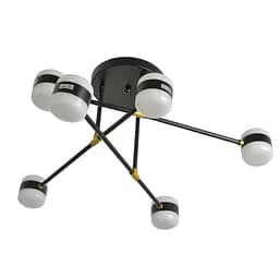 Люстра Brille молекула LED 65W WW BK (BL-952S/6)