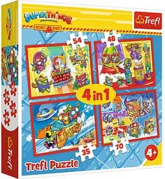 Набор Пазлы - (4в1) - "Тайные шпионы"