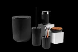 Дозатор для мила Idea Home AYS1SS Black (72151) - мініатюра 3