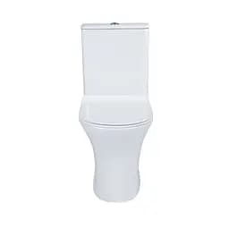 Унітаз-компакт Qtap Presto безобідковий з сідінням Soft-close QT24221217AW, Білий - мініатюра 11