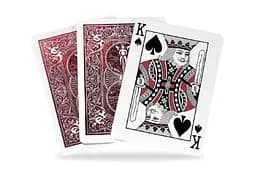 Карти гральні United States Playing Card Company Bicycle Foil Back Crimson (red) (02440) - мініатюра 2