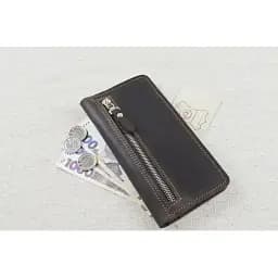 Кошелек-купюрник Crazy Horse тонкий мужской коричневый