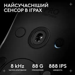Мишка Logitech G Pro 2 Lightspeed Wireless Black (910-007295) - мініатюра 4