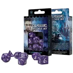 Набор кубиков Classic RPG Lavender & white Dice Set , 7 шт. (SCLE07)