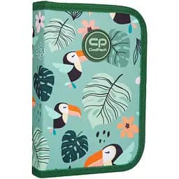 Пенал на молнии СoolPack Clipper Toucans, с органайзером для ручек, 20х14х3 см (F076662)