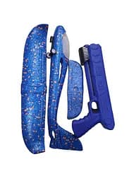 Пистолет с запуском C 70878 Самолёт, на колёсах, механический принцип работы, подсветка, в пакете (6900067708786) Вид 3