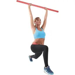 Палиця гімнастична (бодібар) Gymtek 120см червоний - мініатюра 4