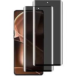 Захисне скло DK для Motorola Edge 50 3D Антишпигун Full Glue 020545 black 2 шт.