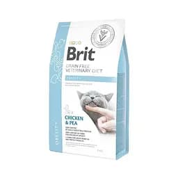 Сухий корм Brit GF Veterinary Diets Cat Obesity 2 кг сухий лікувальний корм для котів