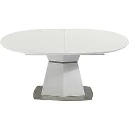 Стол обеденный Welovemebel Даймонд раскладной 160/200х100х76 см белый