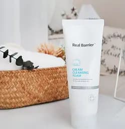 Пінка для вмивання Real Barrier Cream Cleansing Foam кремова 220 мл - мініатюра 3