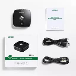 Приймач Bluetooth UGREEN Wireless Bluetooth Audio Receiver 5.1 with 3.5mm and 2RCA Adapter CM106 - мініатюра 5