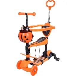 Самокат детский iTrike 3-х колесный 5 в 1 JR3-101-OR до 25 кг