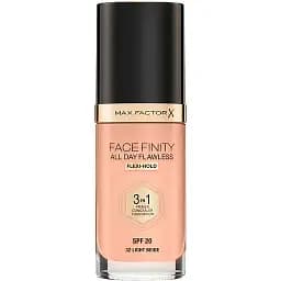 Тональна основа Max Factor Facefinity All Day Flawless 3 в 1 відтінок 32 (Light Beige) 30 мл