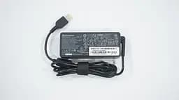 Блок живлення для ноутбука Lenovo 20V, 3.25A, 65W, USB+pin (Square 5 Pin DC Plug), чорний, Прямокутний - мініатюра 3