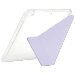 Обкладинка BeCover Ultra Slim Origami Transparent з кріпленням Apple Pencil для Apple iPad 10.2 2019/2020/2021 Purple (711101)
