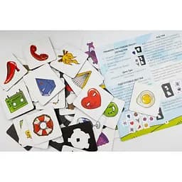 Карткова гра Fun Games Тисни Лося 56 двосторонніх карток 45 двосторонніх жетонів (FGS43) - мініатюра 7
