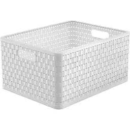 Ящик для зберігання А4 Country 28 л білий  (11668.1)