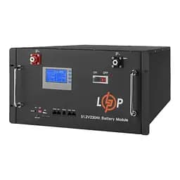 Акумулятор LP LiFePO4 48V (51,2V) - 230 Ah (11776Wh) (Smart BMS 200A) с LCD RM