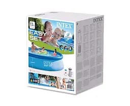 Басейн наливний 28142 Intex круглий 396*84 см, картриджним фільтром, в коробці (6941057400174)