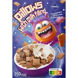 Сухой завтрак Премія Подушечки с молочной начинкой 250 г (950480)