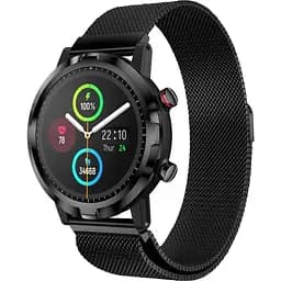 Ремінець міланська петля для BeWatch Haylou Smart Watch RT LS05S 22 мм Чорний (1020201.A27)