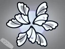 Стильна стельова LED-люстра для спальні Diasha 8166/6+3BK чорна, 9 модулів, 140 Вт, 75 см, до 20 м2