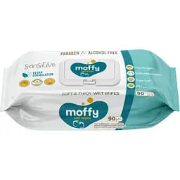 Влажные салфетки Moffy Wet Wipes Sensetive 90 шт.