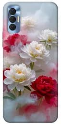 Чехол itsPrint Red and white smoke для TECNO Spark 8P